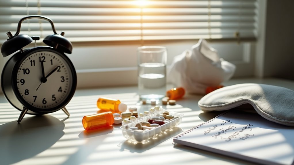 medication induced discomfort during stabilization phase