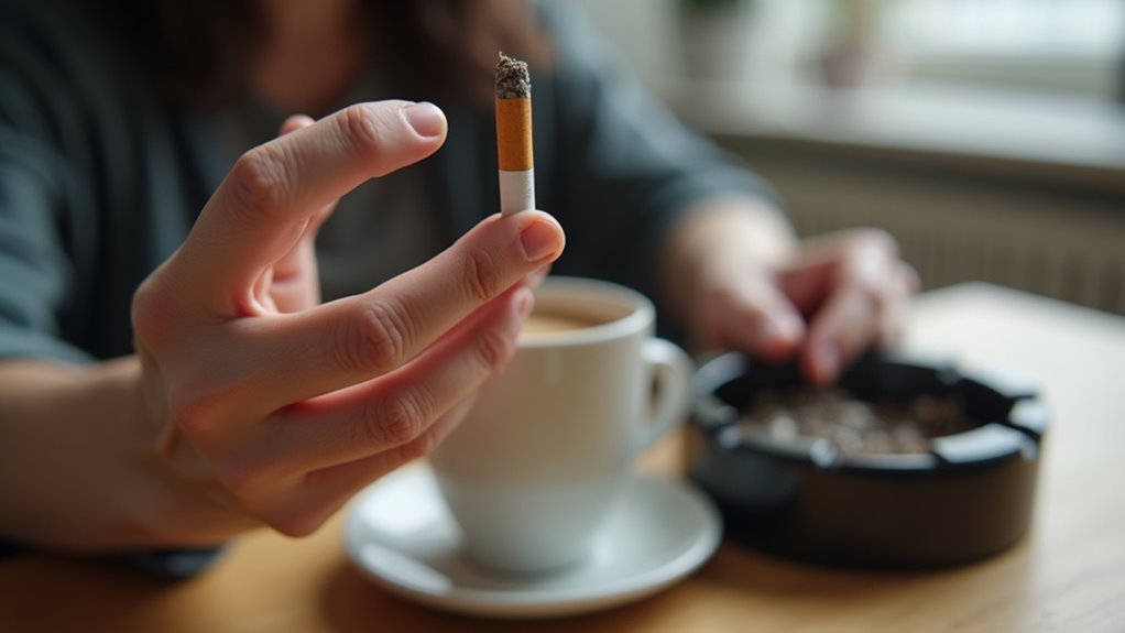 nicotine addiction physical signs