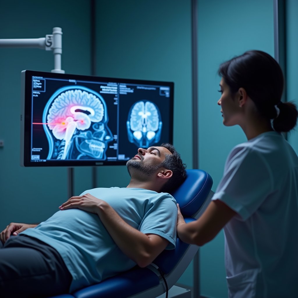anesthetic gas relaxes nervous system