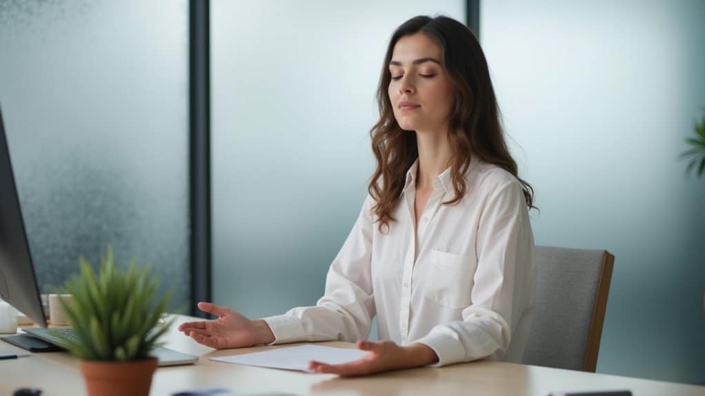 desk based mindfulness practices reduce stress