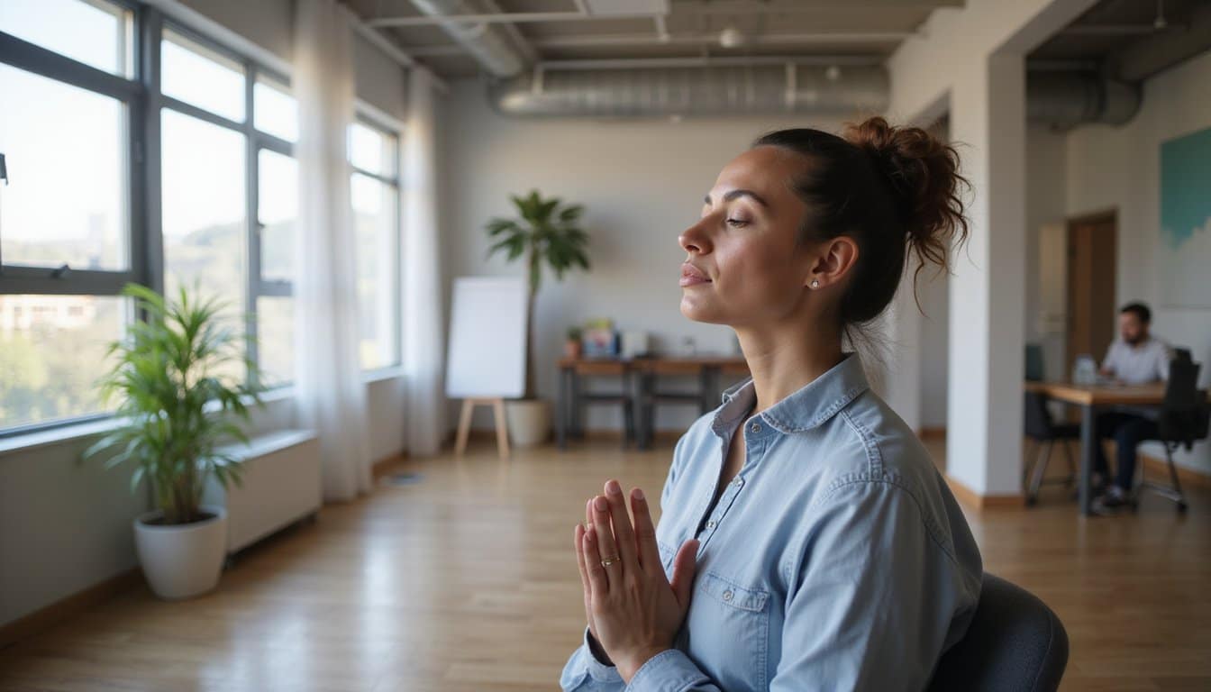 breathe mindfully during high pressure