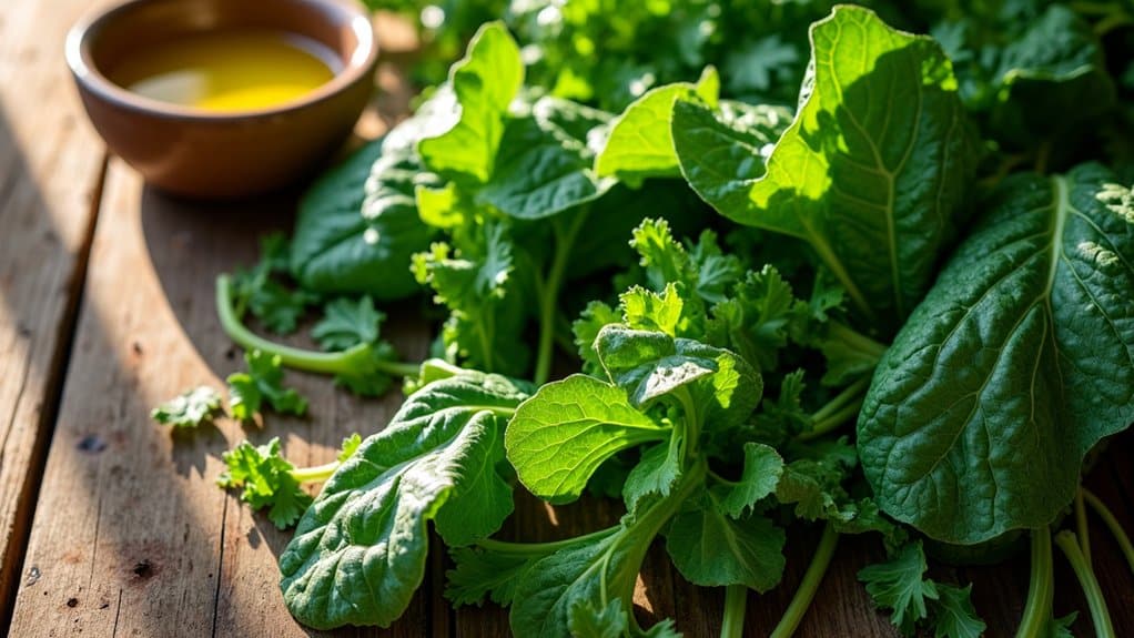 nutrient dense mood boosting leafy greens