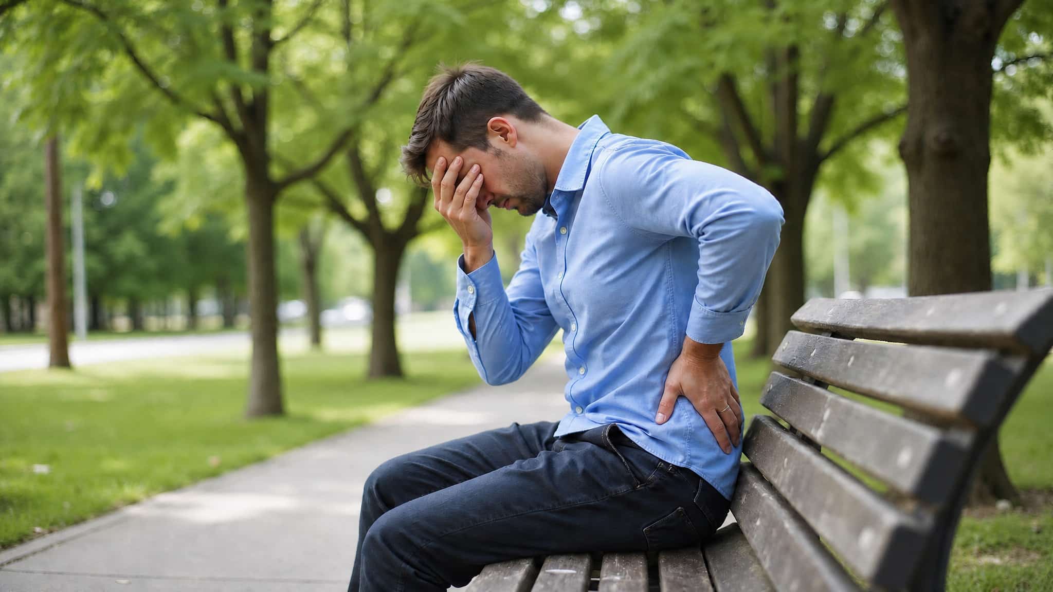 back pain worsens mood cycle