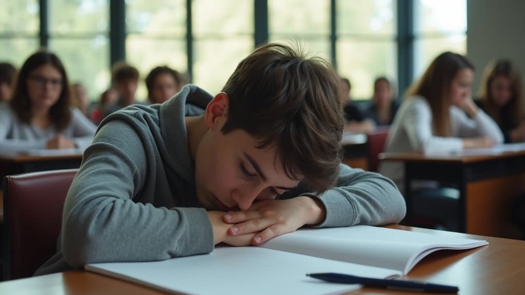 depression lowers grades attendance