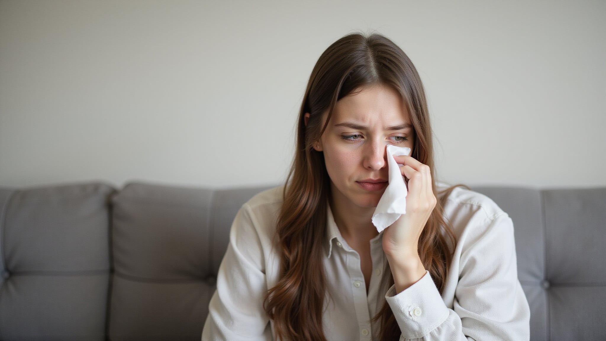 depression causes near daily tears